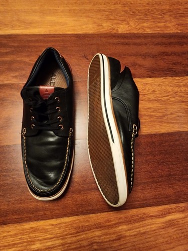 Comfortable Black Leather shoes.Size 10.5.New - Picture 3 of 4