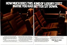 Volvo 760 Turbo Better Sit Down 2 pg Original Vintage Print Ad