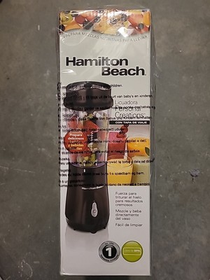 Hamilton Beach Single Serve Blender with Travel Lid - Black (51101B)