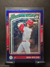 2024 Donruss Optic Baseball Won-Bin Cho Blue Velocity Prizm Cardinals Prospect