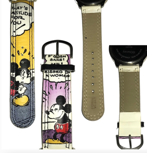 Vintage Mickey Mouse Comic Strip Unisex Watch - Picture 5 of 6