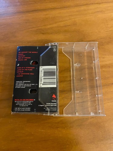 Lizzy Borden - Visual Lies Cassette Tape 1987 Enigma Records Heavy Metal 80s - Picture 5 of 7