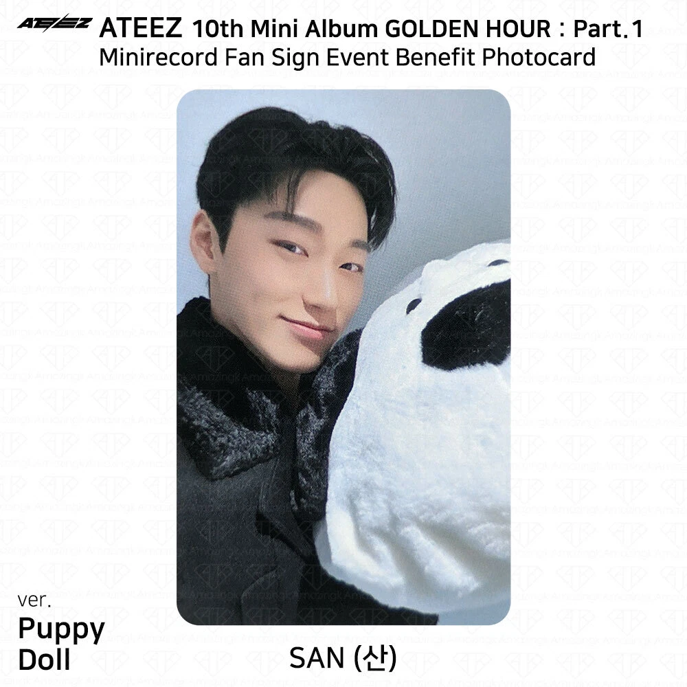 San - GOLDEN HOUR : Part.1 Fansign photocard photocard