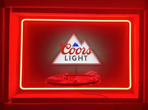 Luce Coors Pallacanestro Cerchio Insegna Illuminata LED - Nuova con scatola - Foto 3 di 5
