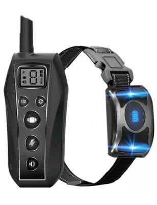 600M Remote Dog Training Shock Collar Waterproof for Small Medium Large Pet Dogs