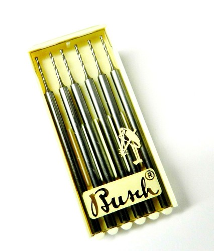 Busch Drill Bur Fig 77 Jewelers Twist Drill Jewelry Bur Size 006 - 0.60mm Pk- 6 - Picture 2 of 5