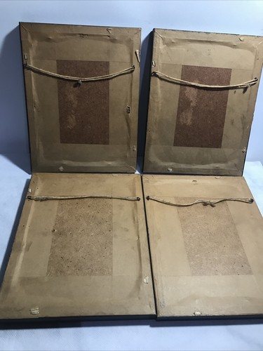 4x Vintage 9"" x 7"" Ronald Embleton gerahmte Drucke vergangene Tage viktorianische Kinder - Bild 11 von 12