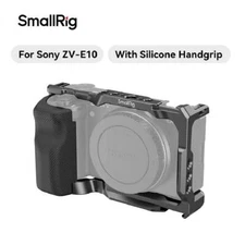 SmallRig ZV E10 Cage with Removeable Silicone Hand Grip for Sony ZV-E10 3538B