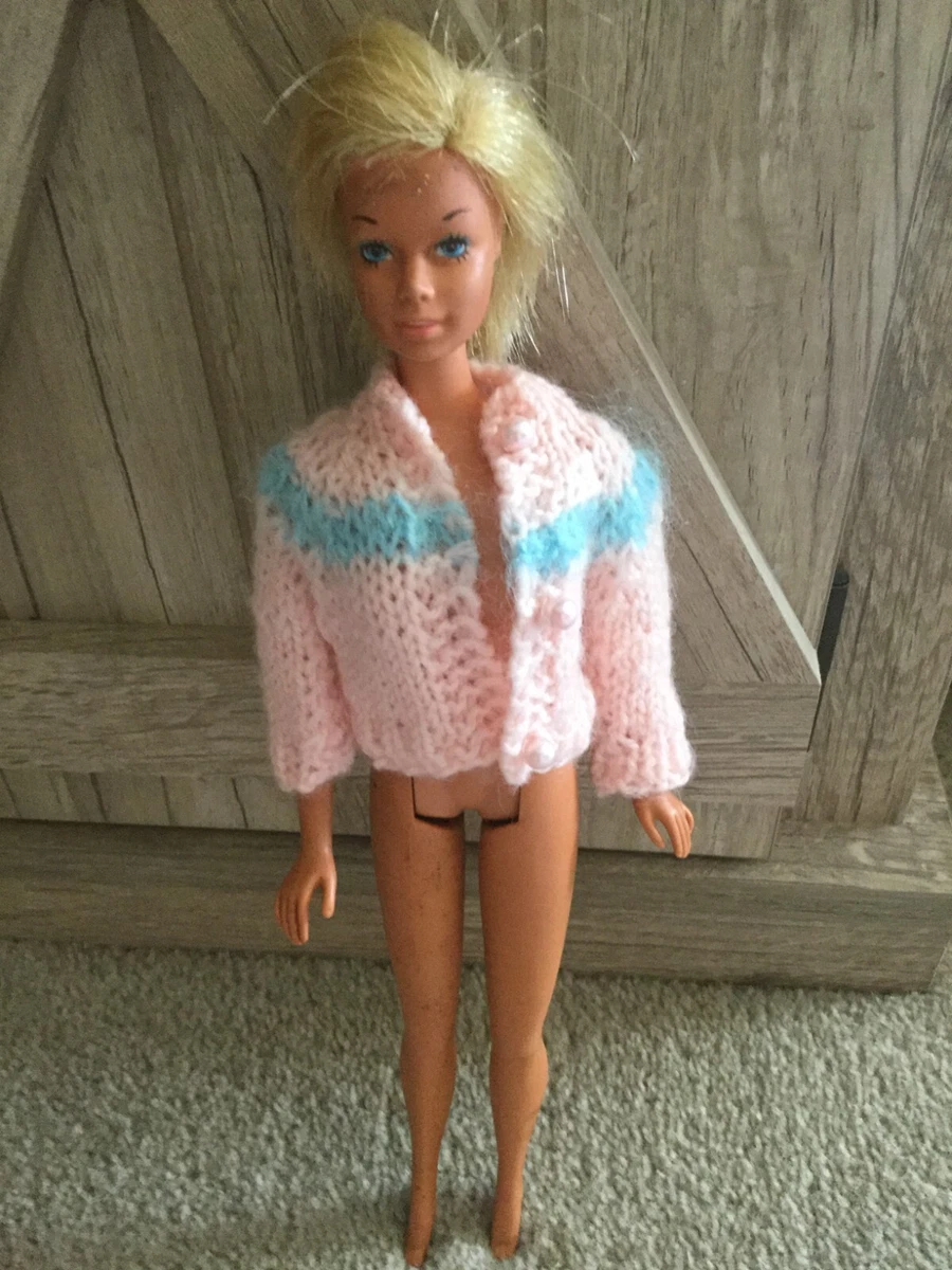 Hot pink top barbie sweater