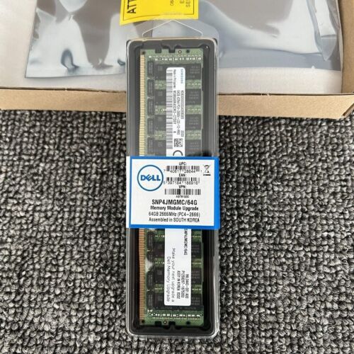 NEW Dell SNP4JMGMC/64G A9781930 4DRX4 64GB DDR4 PC4-2666V Server ECC RAM Memory - Picture 3 of 4