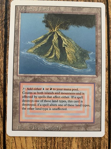 Volcanic Island X (1) Revised Edition Near Mint (RG) 051225.0150 4RCards - Picture 1 of 2