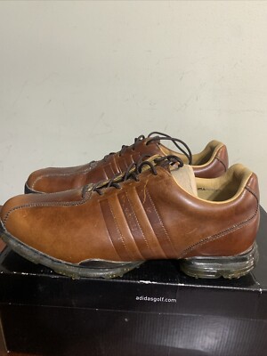 adidas - ゴルフシューズ(adipure) Adidas Adipure Z Mens Waterproof Brown Size 8 Golf Shoes New