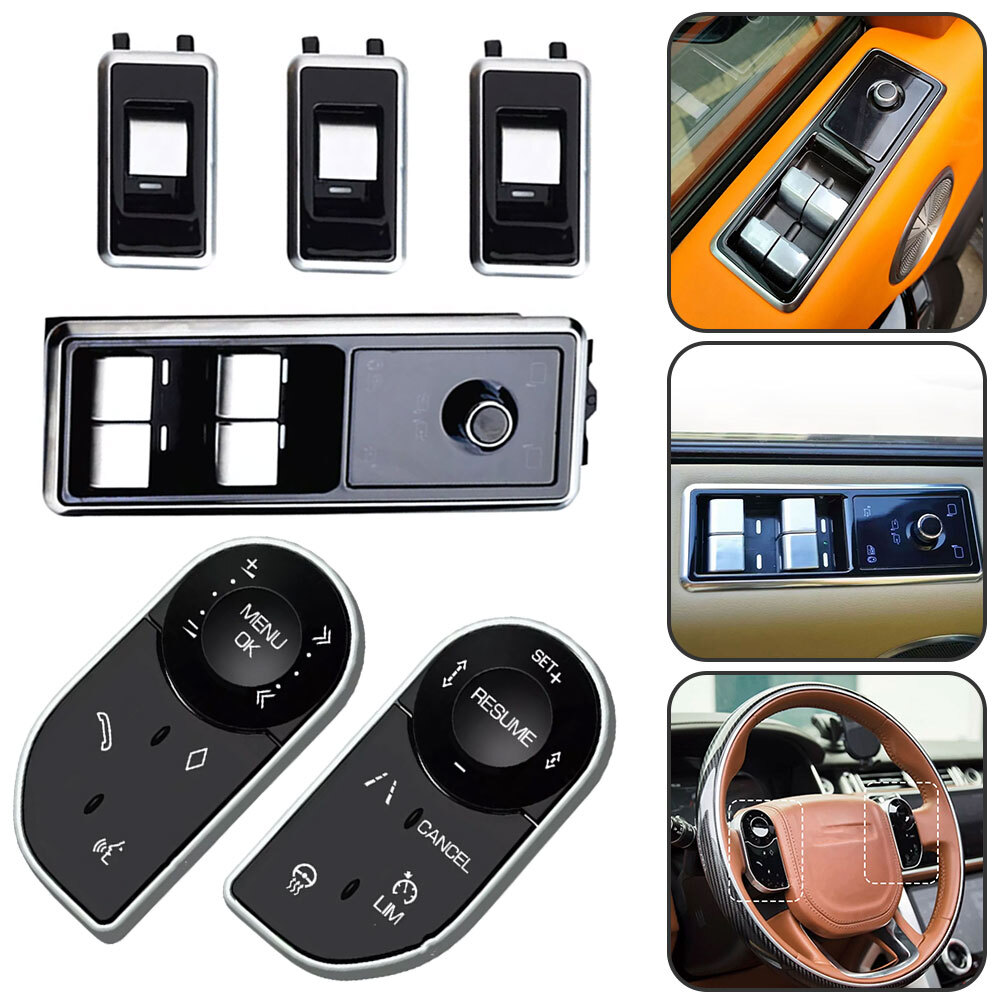 Steering Wheel Control Button &Window Switch Retrofit For Range Rover L494 14-17