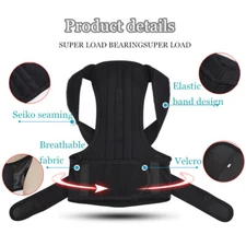 Back&Lumbar Support Brace-Improve Posture & Relieve Lower Thoracic, Spine Pain