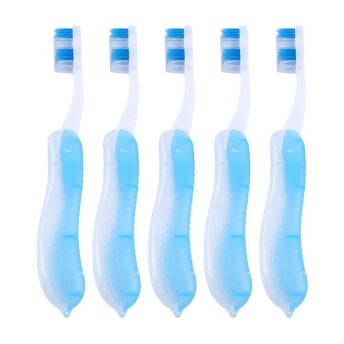 Cepillo de dientes plegable portátil 10 piezas Cepillo de dientes para niños Cepillo de dientes de viaje - Imagen 10 de 12