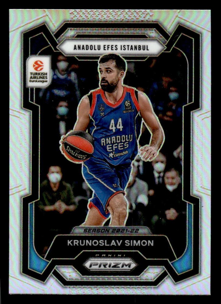 Krunoslav Simon 2023-24 Panini Prizm Turkish Airlines EuroLeague #198 Silver