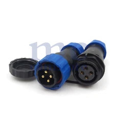 SD20 4 pin waterproof connector,Electrical power wire connector plug and socket