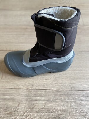 Quechua Arpenaz Snow 100 Herren Grau Schwarz Schneestiefel Größe 8 / 8,5 EU 42 / 43