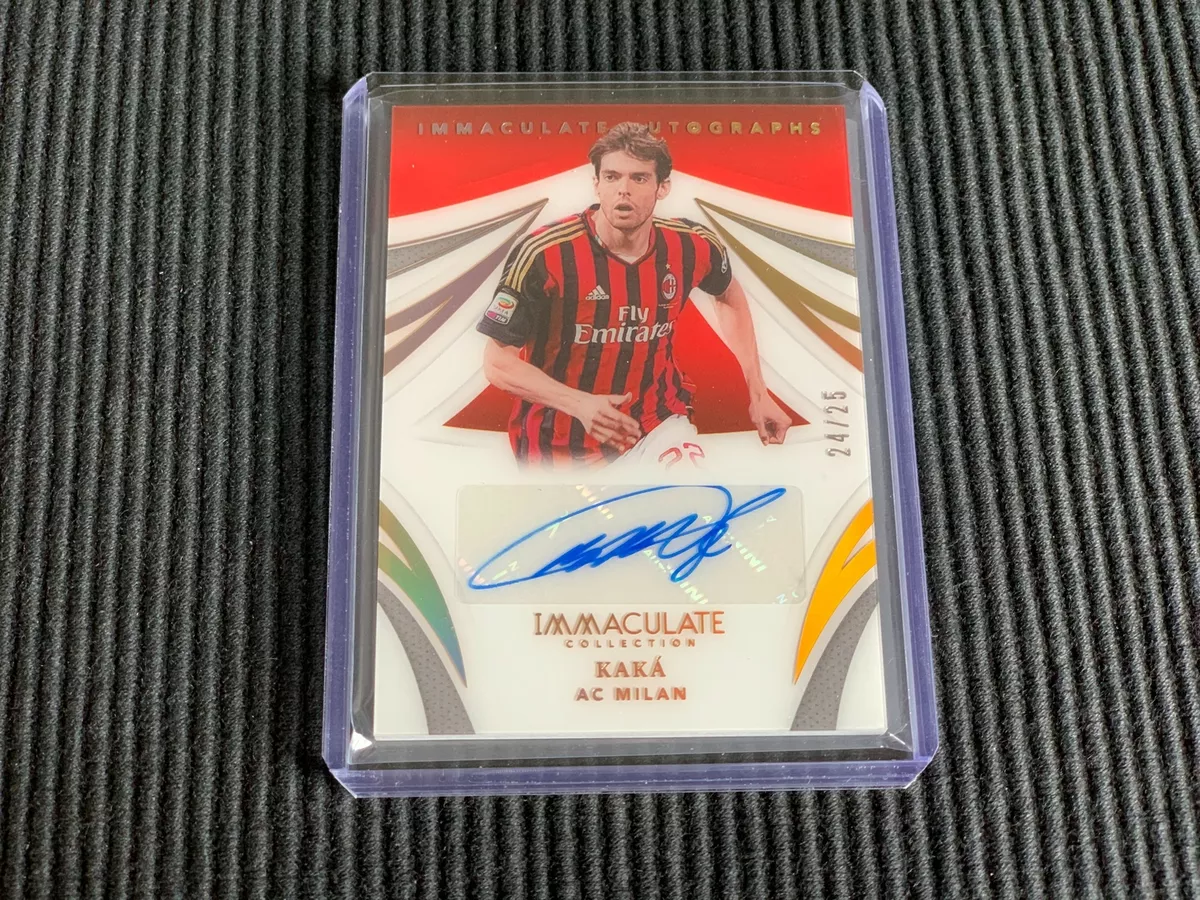 PANINI IMMACULATE CHAMPIONS KAKA *IMMACULATE AUTOGRAPHS AUTO #*  MILAN