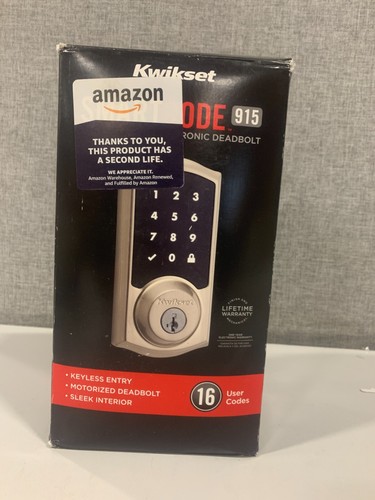 Kwikset Smartcode 915 Touchscreen Electronic Deadbolt  - Picture 1 of 2