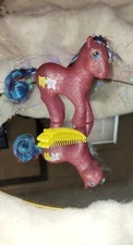  G1 My Little Pony Sparkle Pony STAR DANCER W/ Original Comb Vtg 1987