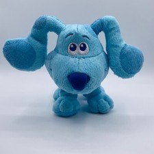 BLUE Blues Clues 6" Plush Stuffed Animal Nickelodeon Viacom Puppy Dog Sewn Eyes
