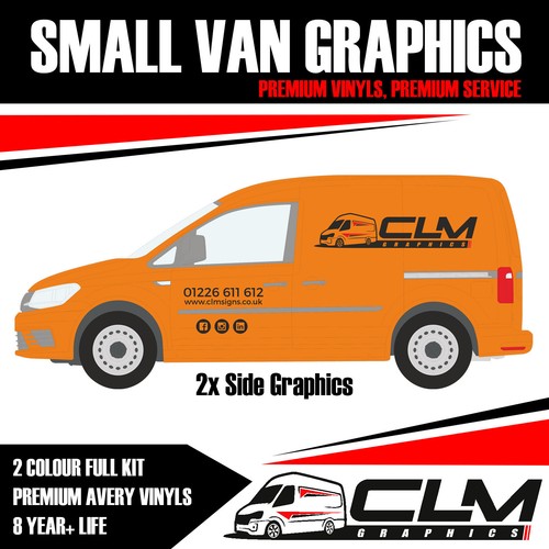 Van Sign Writing Kit, SMALL WHEEL BASE VAN, caddy, connect, Berlingo, Nemo - Picture 2 of 9