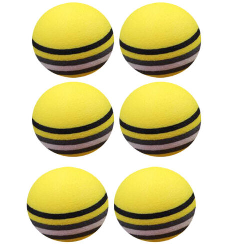 10PCS Practice Balls EVA Elastic Kids Balls for Indoor Outdoor Training (Random