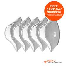 5X PM2.5 Activated Carbon Filter Replacement - Free Shipping from Los Angeles