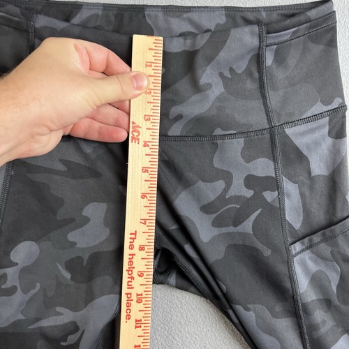 Lululemon Leggings Womens Size 6 Camo Gray Swift Speed High Rise Crop Cropped - Picture 6 of 14