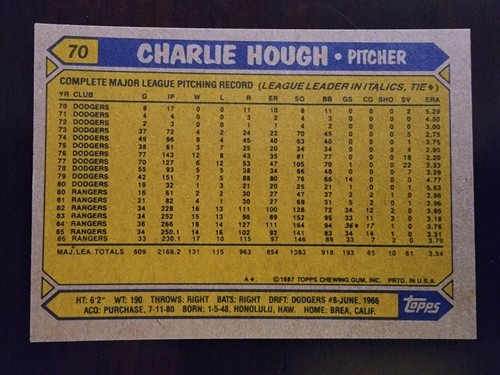 1987 Topps Baseball Pick A Card #1- #204 Complete Your Set - Picture 139 of 403