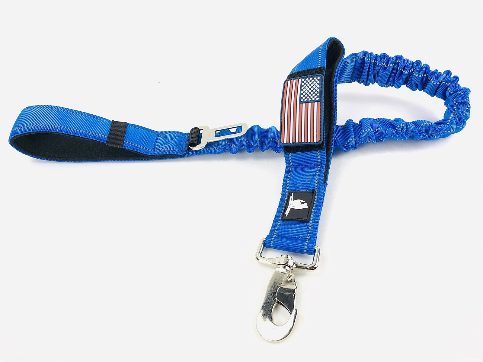 TACTICAL BUNGEE K9 DOG LEASH 1.5" INCH WIDE DOG LEASHES FOR XL DOGS