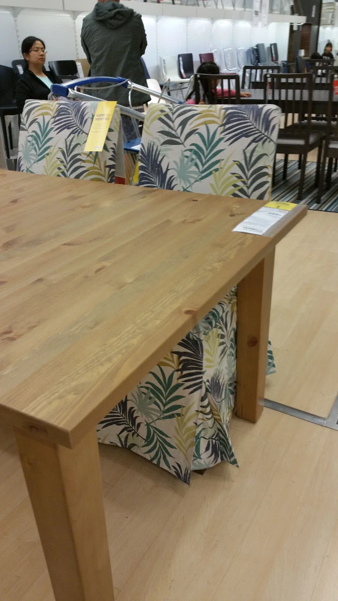IKEA Henriksdal Chair SLIPCOVER Gillhov Ferns COVER Long Skirted