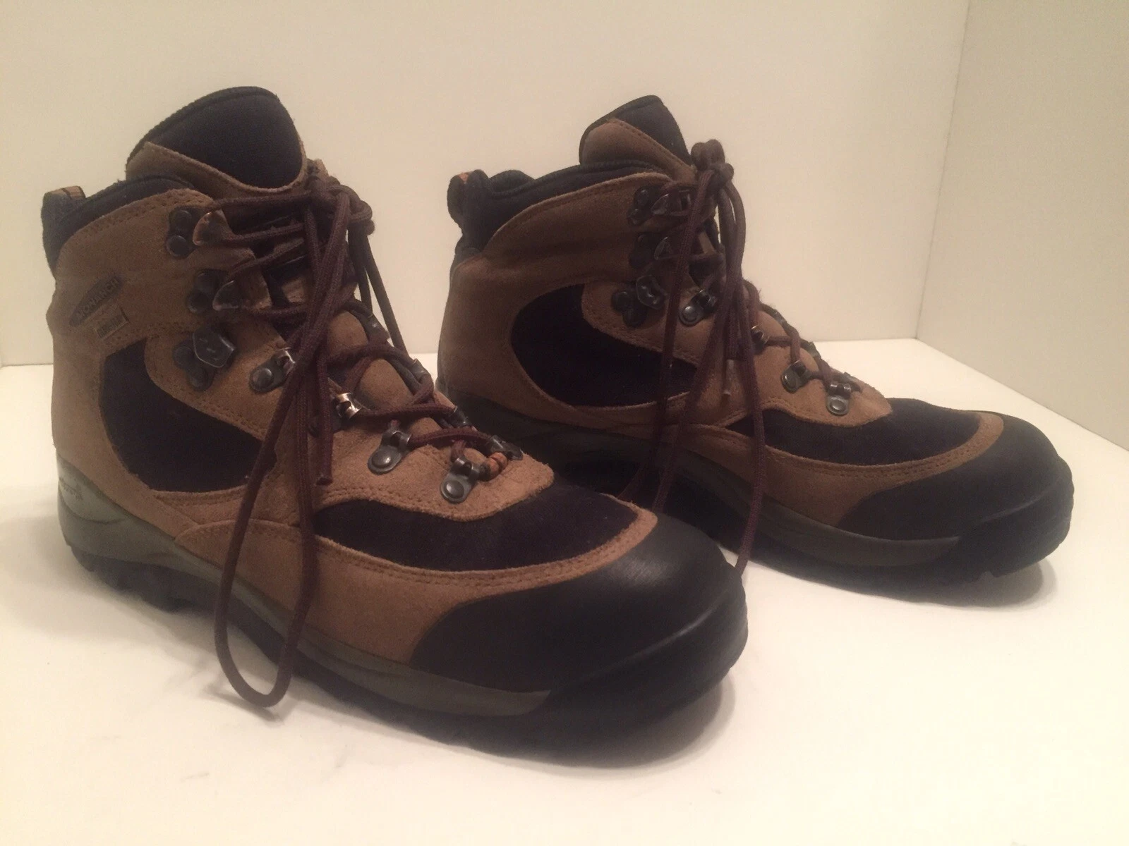 REI Monarch GTX 6 Merrell Mens Brown Black Hiking Boots Size 11