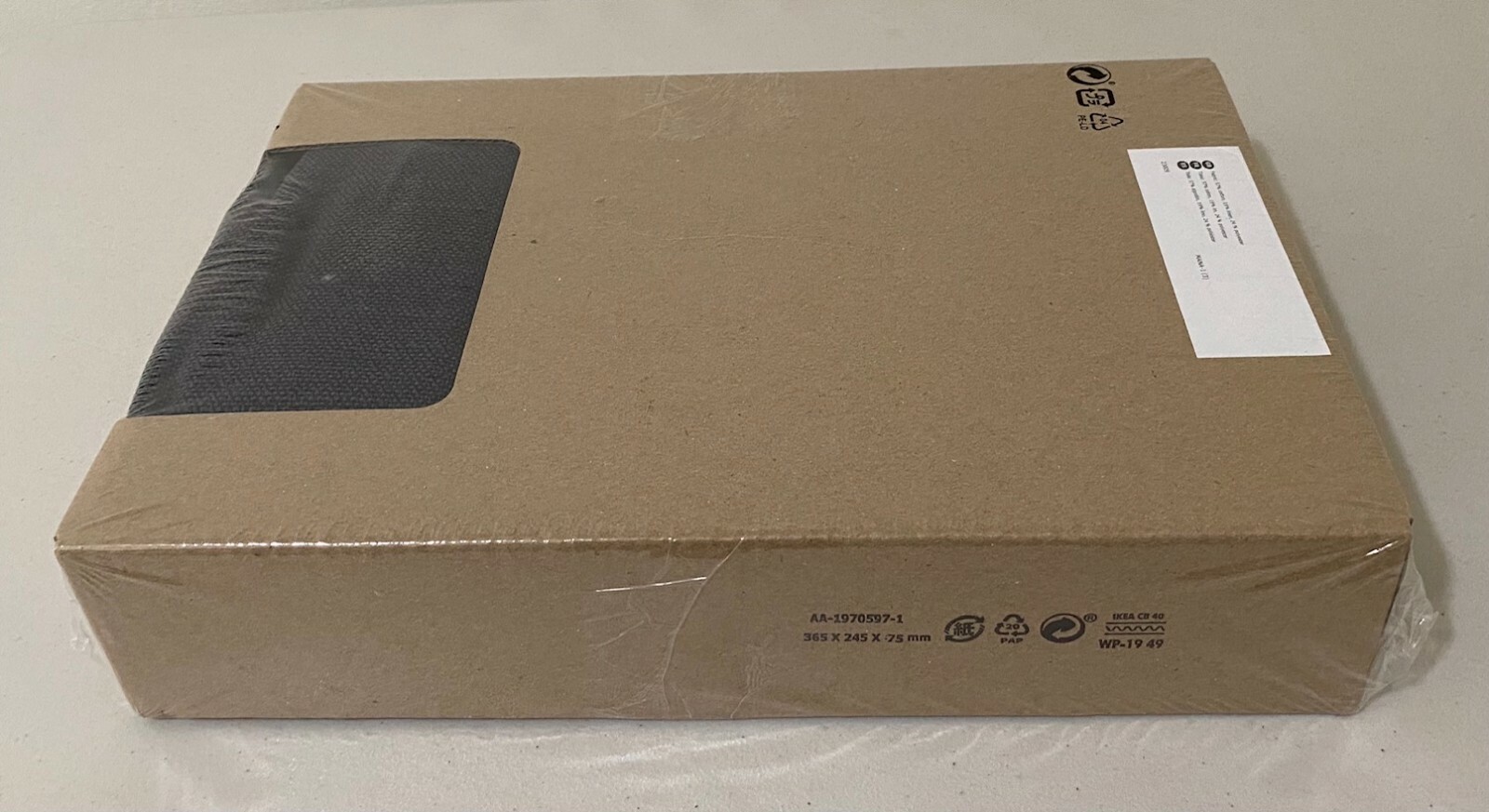 Ikea HARLANDA Ottoman w/ storage COVER ONLY, sporda dark gray 304.552.
