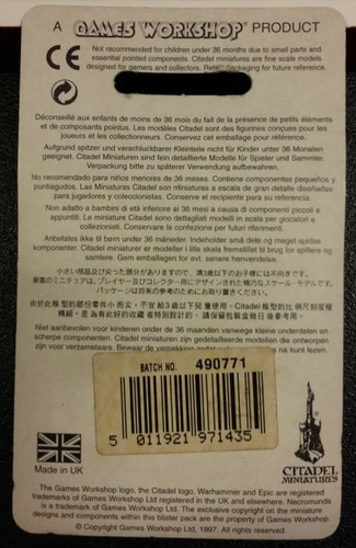 Warhammer 40K blister Dark Eldar ELDAR OSCURI SUCCUBUS SEALED - Imagen 3 de 3