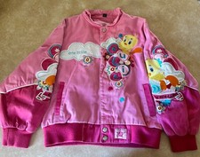 Jeff Hamilton JH DESIGN Looney Tunes TWEETY Girls Kids Denim Jacket Medium 7-8