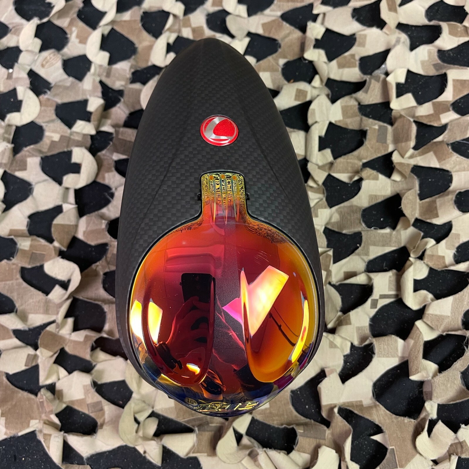 NEW Dye Rotor R2 Paintball Loader - Carbon/Fire