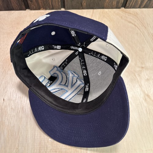 Sombrero KC Royals New Era 59Fifty 7 1/4 3D Logo Molinete Azul Marino Lana Kansas City - Imagen 7 de 12