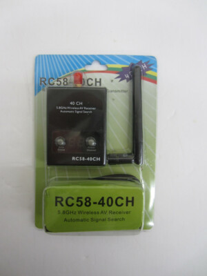 RC58-40Ch 5.8Ghz Auto Search Video Receiver - NEW!