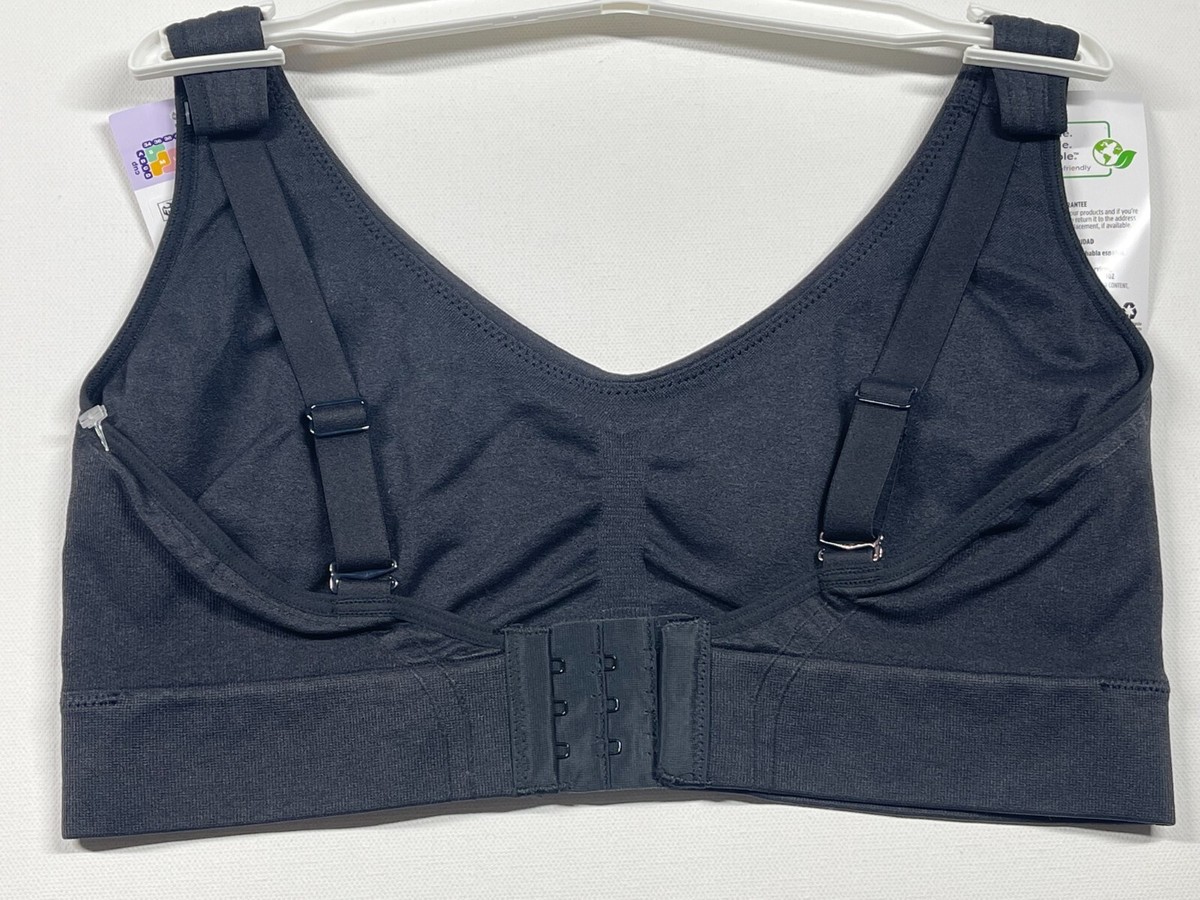 2 HANES Comfort Flex Unlined Wireless Seamless Bra Conv. Straps XL