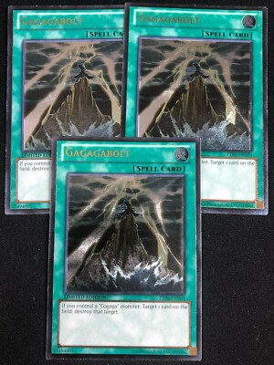 #ad #ad YUGIOH GAGAGABOLT ZTIN ENV03 ULTIMATE X3 NM VLP $1.52