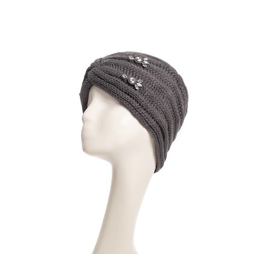 Knit Skull Hat Beanie Warm Winter Women Solid Cap Ski Skull Knitted Turban - Picture 8 of 28