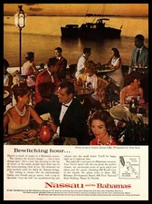 1961 Nassau And The Bahamas Development Board Hotel Terrace Cafe Travel Print Ad