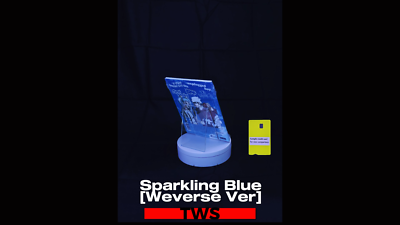 TWS SPARKLING BLUE 1st Mini Album WEVERSE Ver/QR Karte+Foto Buch+2