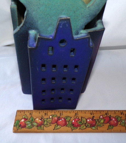 Godzilla Buidling Lamp Light Statue Doug Spalding Studio Clay Blue Green As Is - Picture 3 of 23