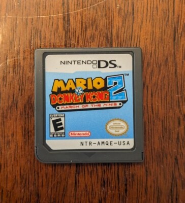 CLEARED Mario vs. Donkey Kong 2: March of the Minis, Cart only, Tested working
