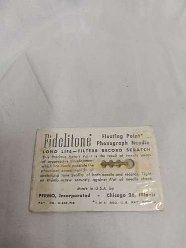 Fidelitone Floating Point Long Life Phonograph Needle Filters Record Scratch - Picture 3 of 5