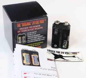24-VOLT-Mod-Active-Guitar-Pickup-Battery-Pack-No-Batteries-You-Supply-Your-Own