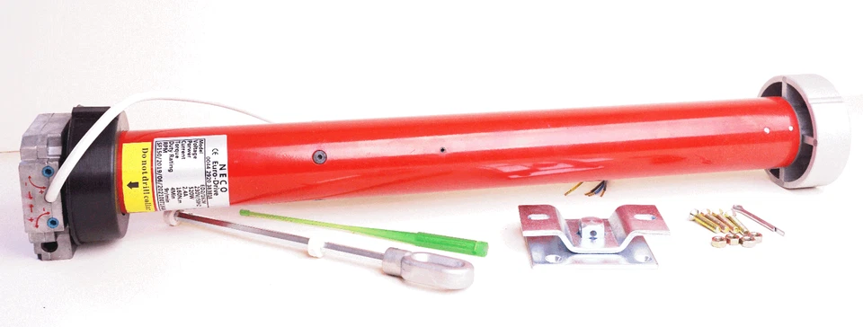 Neco Tube Motor for Roller Shutter / Garage Doors - 160Nm have Manual Overrides